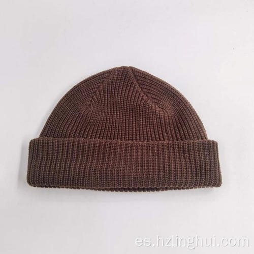 Pescador gorro de invierno sombrero de punto caliente suave